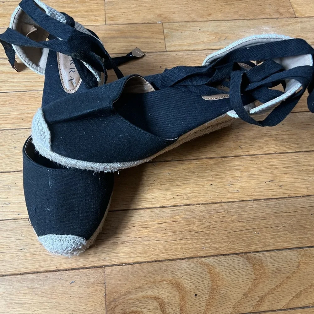 Serra Ladies Summer Wedge Sandals Sz 8